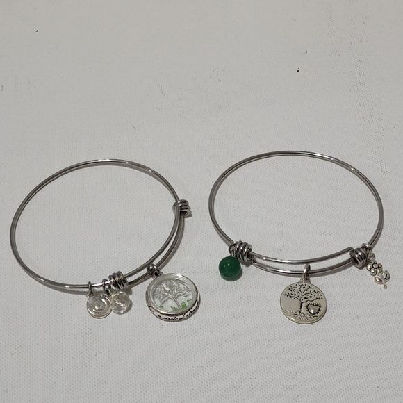 Tree Of Life charm bangle bracelets‎ - Picture 1 of 4